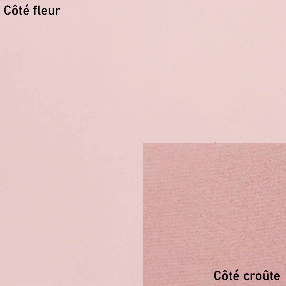 Peau de cuir de vachette SATINATO - ROSE CLAIR