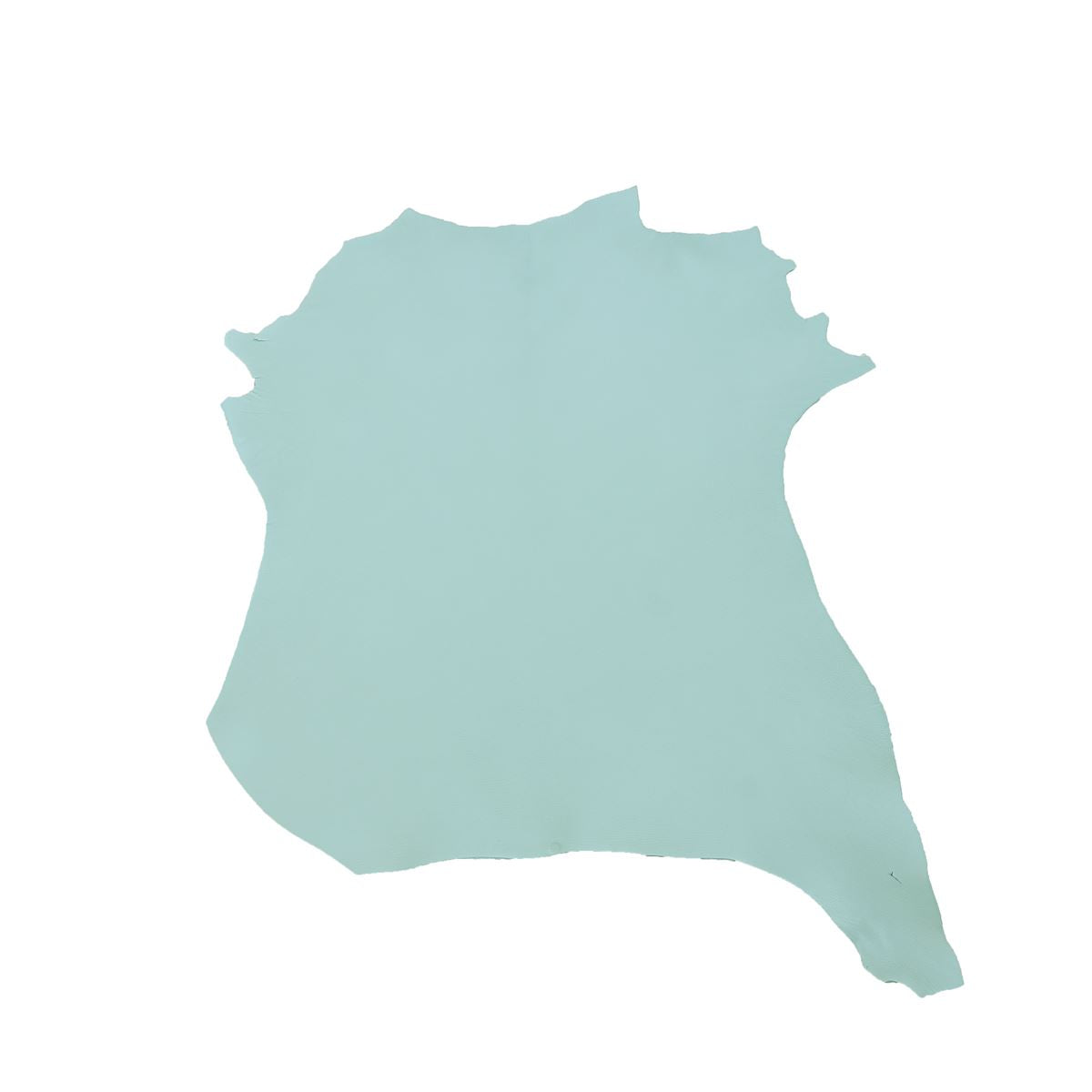 Peau de cuir de chèvre grainé bleu ciel, texture détaillée, pour projet de maroquinerie ou couture, fabriquée par Autres.