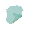 Peau de cuir de chèvre grainé bleu ciel, texture fine, pour couture ou maroquinerie, de la marque Autres.