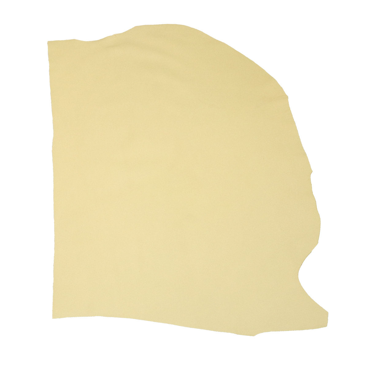 Peau de cuir de veau lisse - JAUNE PÂLE P50 - Deco Cuir