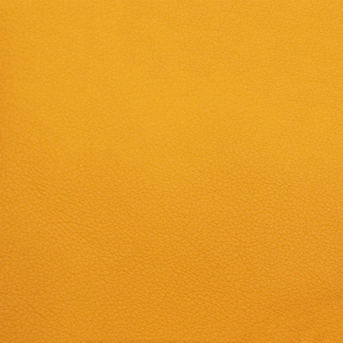 Peau de cuir de veau lisse jaune tournesol, finition de haute qualité, texture douce et souple, pour artisanat et maroquinerie.
