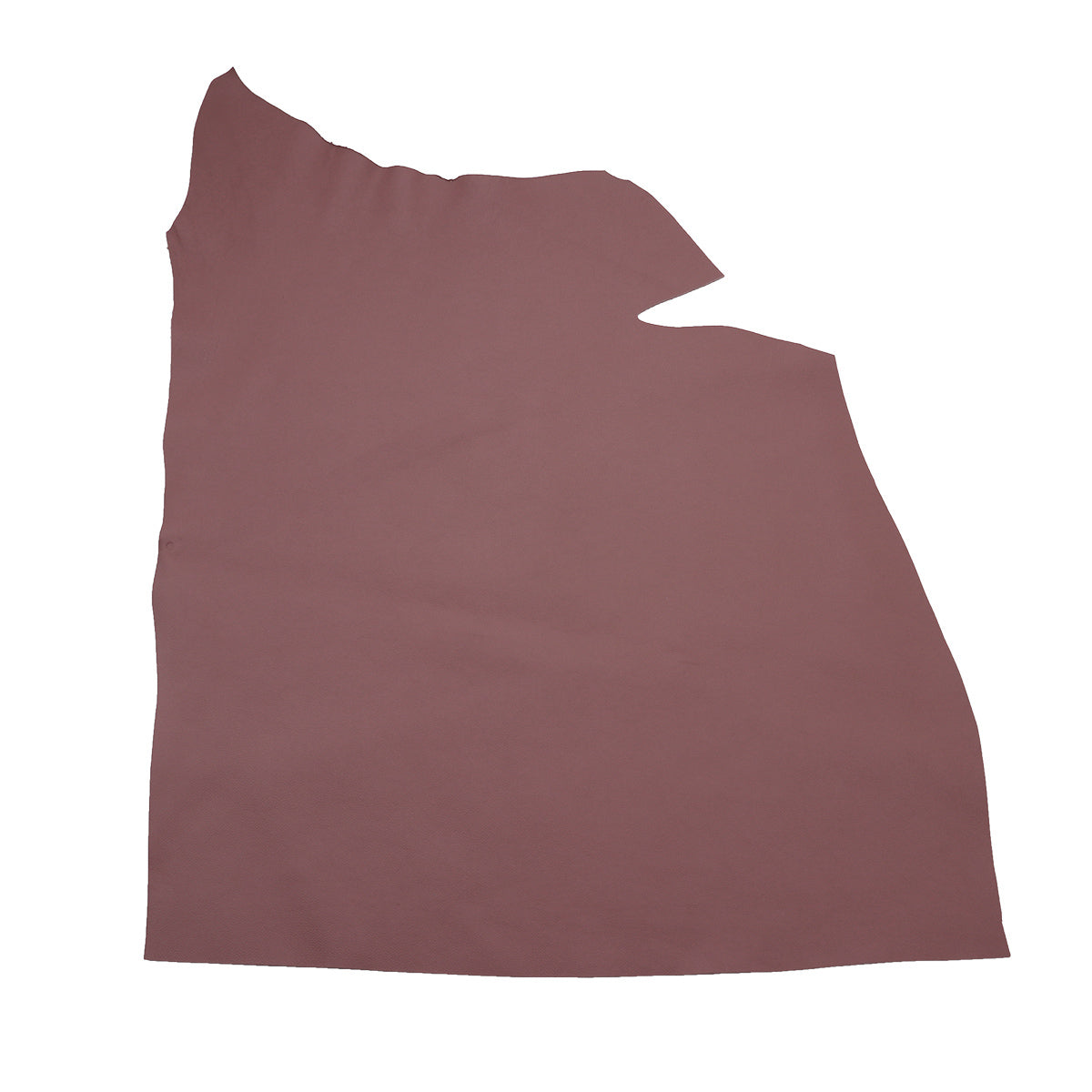 Peau de cuir de veau grainé couleur vieux rose, authentique, texture détaillée, pour projets de maroquinerie ou couture.