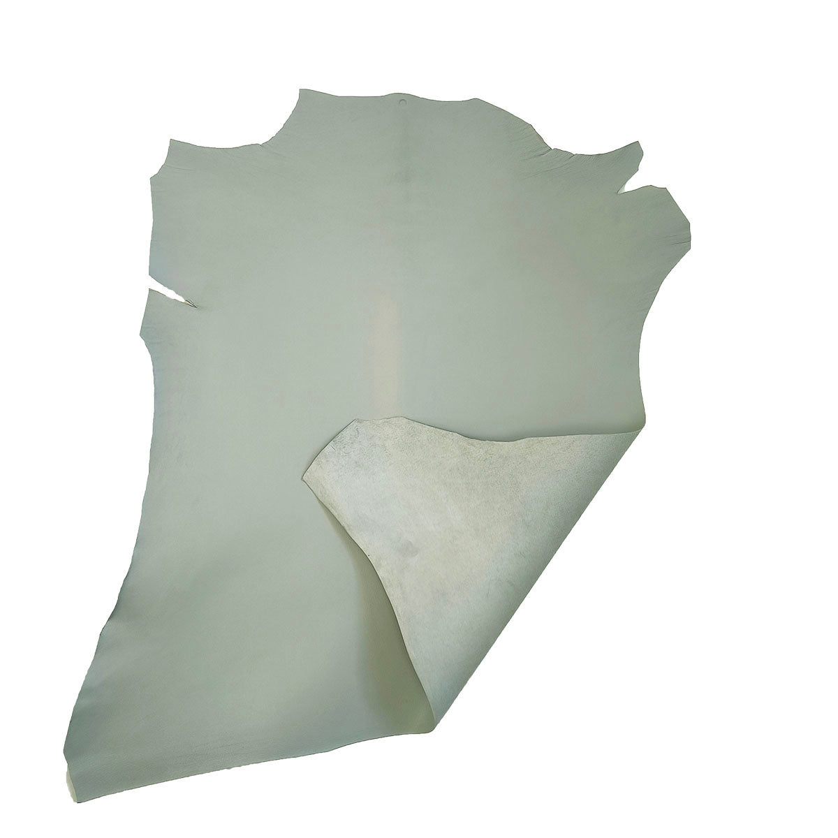 Peau de cuir de chèvre grainé gris souris, texture fine, pour accessoires ou maroquinerie, de la marque Autres.