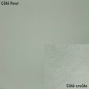 Peau de cuir de chèvre grainé gris souris, texture fine et élégante, pour création artisanale ou couture.