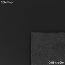 Coupon de cuir lisse couleur noir qui s'adapte parfaitement bien pour la création de portefeuille, porte-cartes, étui, accessoire, décoration...