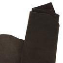 Peau de cuir d'agneau velours marron foncé, texture douce et souple, pour habillage ou artisanat, de la marque Autres.