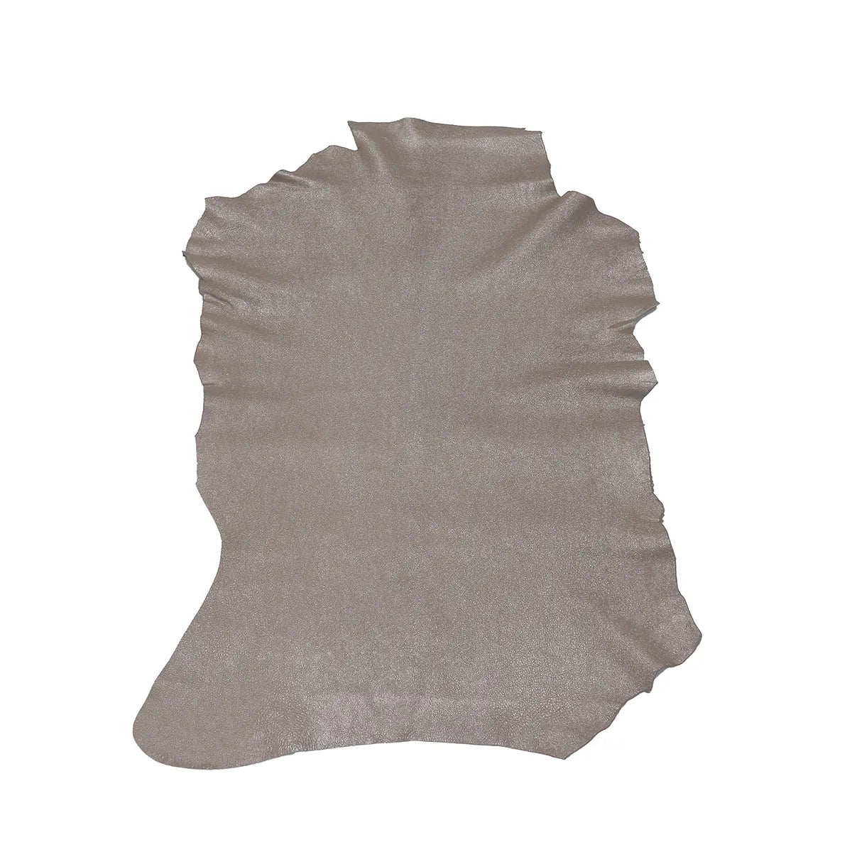 Peau entière de cuir de chèvre fantaisie - Taupe pailleté Q83 - Deco cuir