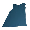 Peau de cuir de vachette PLAYA en bleu minéral, texture naturelle et souple, pour projets de maroquinerie ou décoration.