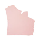 Peau de cuir de taurillon Groggrain en rose clair, vue de face, texture lisse et souple, pour confection ou décoration.