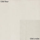 Cuir de veau blanc cassé idéal pour la création de test, prototype, doublure... Cuir 2ème choix