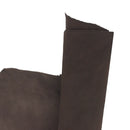 Peau de cuir de chèvre velours marron foncé. Cuir velours idéal pour la fabrication de bourse, pochette, coussin, décoration et accessoire