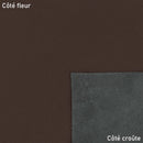 Coupon de cuir marron prédécoupé pour réaliser test, prototype, petite maroquinerie...