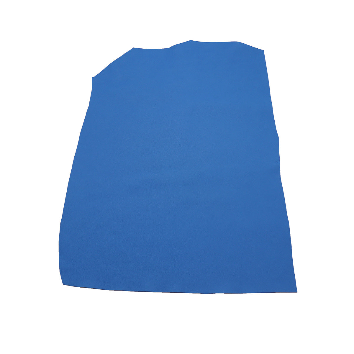 Peau de cuir de veau grainé bleu azur, texture fine, pour fabrication de maroquinerie ou accessoires, par Autres.