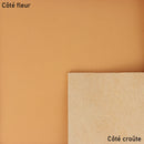 Peau de cuir de vachette lisse, tannage végétal, imperméabilisée, marque Autres, modèle INCA R97, texture élégante et résistante