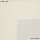 Peau de cuir de vachette Venus blanc cassé, cuir lisse de haute qualité, texture douce et élégante pour projets de maroquinerie.
