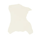 Peau de cuir de vachette VENUS, blanc cassé, lisse, pour projets de maroquinerie ou décoration, image de la peau entière en ligne