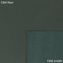 Cuir grainé, fin et souple couleur vert foncé idéal pour la réalisation d'article de maroquinerie