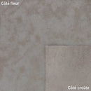 Peau de cuir de chèvre velours fantaisie marbré taupe argenté, texture douce et finition élégante pour projets de maroquinerie.