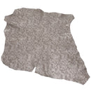 Peau de cuir de chèvre velours marbré taupe argenté de marque Autres, aspect élégant et texturé pour créations.