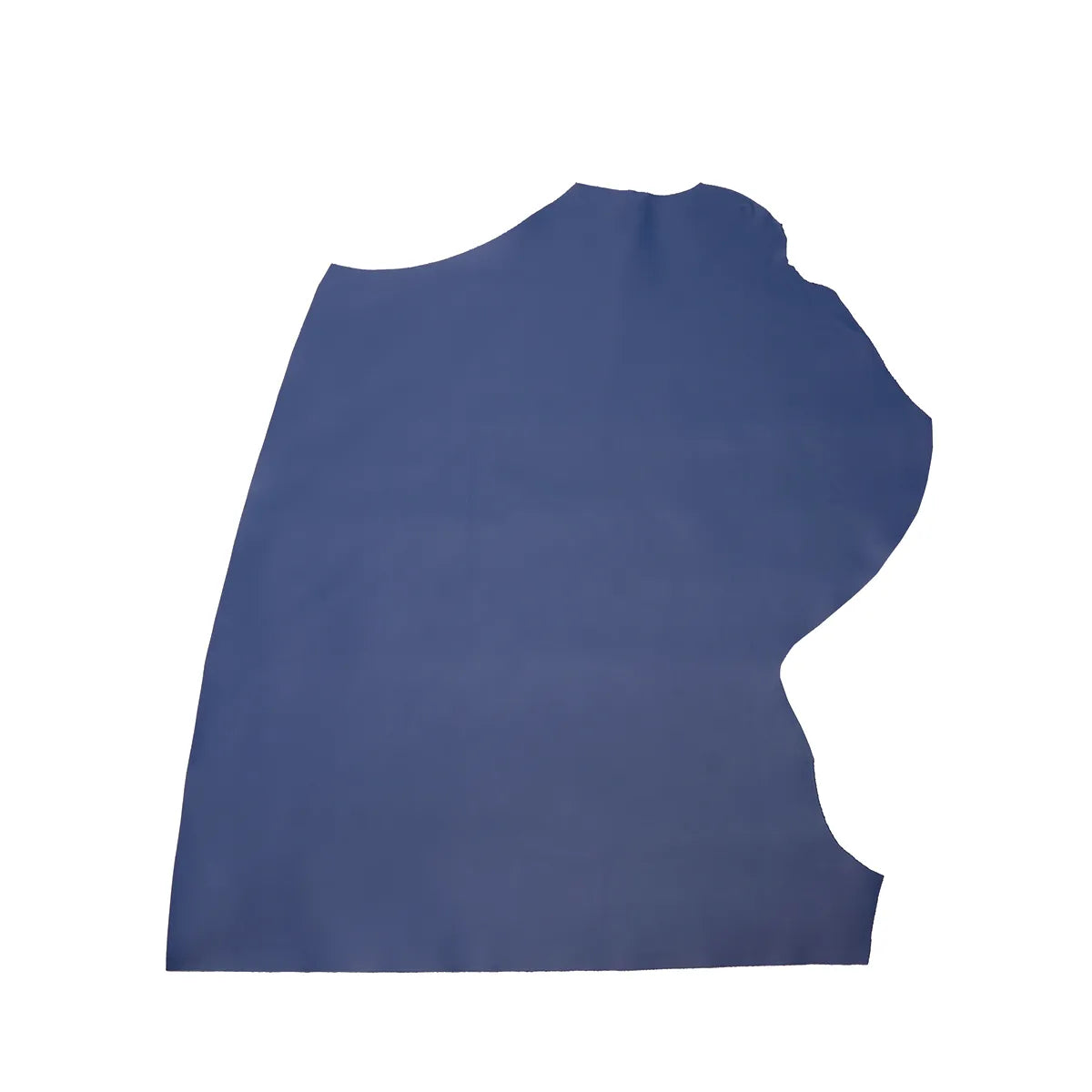 Peau de cuir de vachette SUAVE bleu, cuir lisse de haute qualité, pour projets de maroquinerie ou décoration intérieure.
