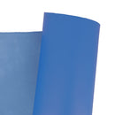 Peau de cuir de vachette bleu roi lisse, tissu naturel et souple, pour applications en maroquinerie ou décoration.