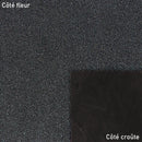 Peau de cuir bleu nuit scintillant pour créations lumineuses