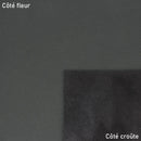 Cuir métallisé gris anthracite qui tire légèrement sur le vert, cuir souple et brillant idéal pour la fabrication de maroquinerie et doublure