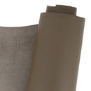 Peau de cuir d'agneau nappa marron taupe de haute qualité, douce et souple, idéale pour la maroquinerie et la couture.