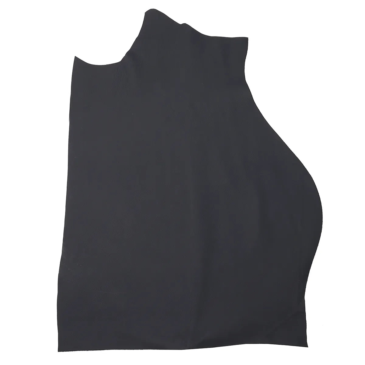 Peau entière en cuir de vachette grainé couleur bleu minuit foncé aspect mat. Cuir grainé idéal pour la réalisation de maroquinerie (sac, pochette...), accessoire, décoration...
