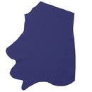 Peau de cuir de taurillon gros grain couleur  bleu roi. Cuir grainé pour la fabrication de maroquinerie
