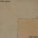 Croûte de cuir veau velours - Beige pailleté T91 - Deco cuir