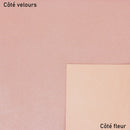 Cuir de chèvre velours métallisé rose cuivré. Cuir velours, fin idéal pour réaliser des bourses, pochettes, décorations et accessoires