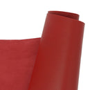 Peau de cuir d'agneau nappa rouge cerise, cuir lisse de haute qualité, pour projets de maroquinerie ou couture.