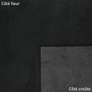 Peau de cuir à poils, cuir doux et souple. Cuir cavallino noir qui s'adapte parfaitement pour la fabrication de décoration, accessoire, chaussure, petit sac...