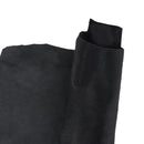 Cuir de veau à poils noir, cuir pony hair idéal pour la confection de chaussure, rabat de sac, accessoire, décoration