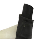 Peau de cuir à poils vert foncé, cuir de 2ème choix idéal pour la fabrication de prototypes, tests techniques...