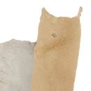 Peau de cuir à poils beige, cuir de 2ème choix idéal pour la fabrication de prototypes, tests techniques...