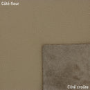 Pièce de cuir de vachette grainé vert de la collection Océan. Pièce de cuir pour réaliser portefeuille, porte-cartes, pochette, accessoire...