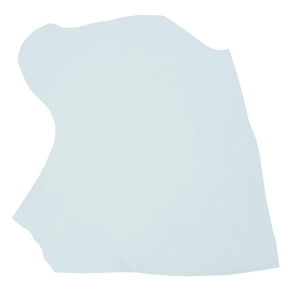 Peau de cuir entière couleur bleu clair, cuir lisse idéal pour la conception de sac, petite maroquinerie, accessoire...