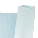 Peau de cuir de vachette lisse VENUS en bleu azurin, produit par une marque indépendante, visible en gros plan.