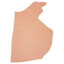 Peau entière en cuir de vachette lisse couleur rose clair. Cuir pour la fabrication de maroquinerie, décoration et accessoire.