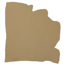 Peau de cuir de vachette VENUS couleur café au lait, cuir lisse, pleine peau, pour projets de maroquinerie ou décoration.