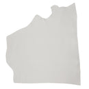 Peau de cuir de vachette VENUS gris clair, cuir lisse de haute qualité, vue de face, pour projets de maroquinerie ou décoration.