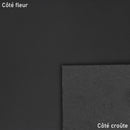 Cuir lisse noir mat idéal pour la conception de maroquinerie, accessoire et décoration