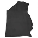 Peau entière en cuir de vachette lisse couleur noir finition mate. Cuir lisse idéal pour la fabrication de sac, pochette, accessoire, décoration...