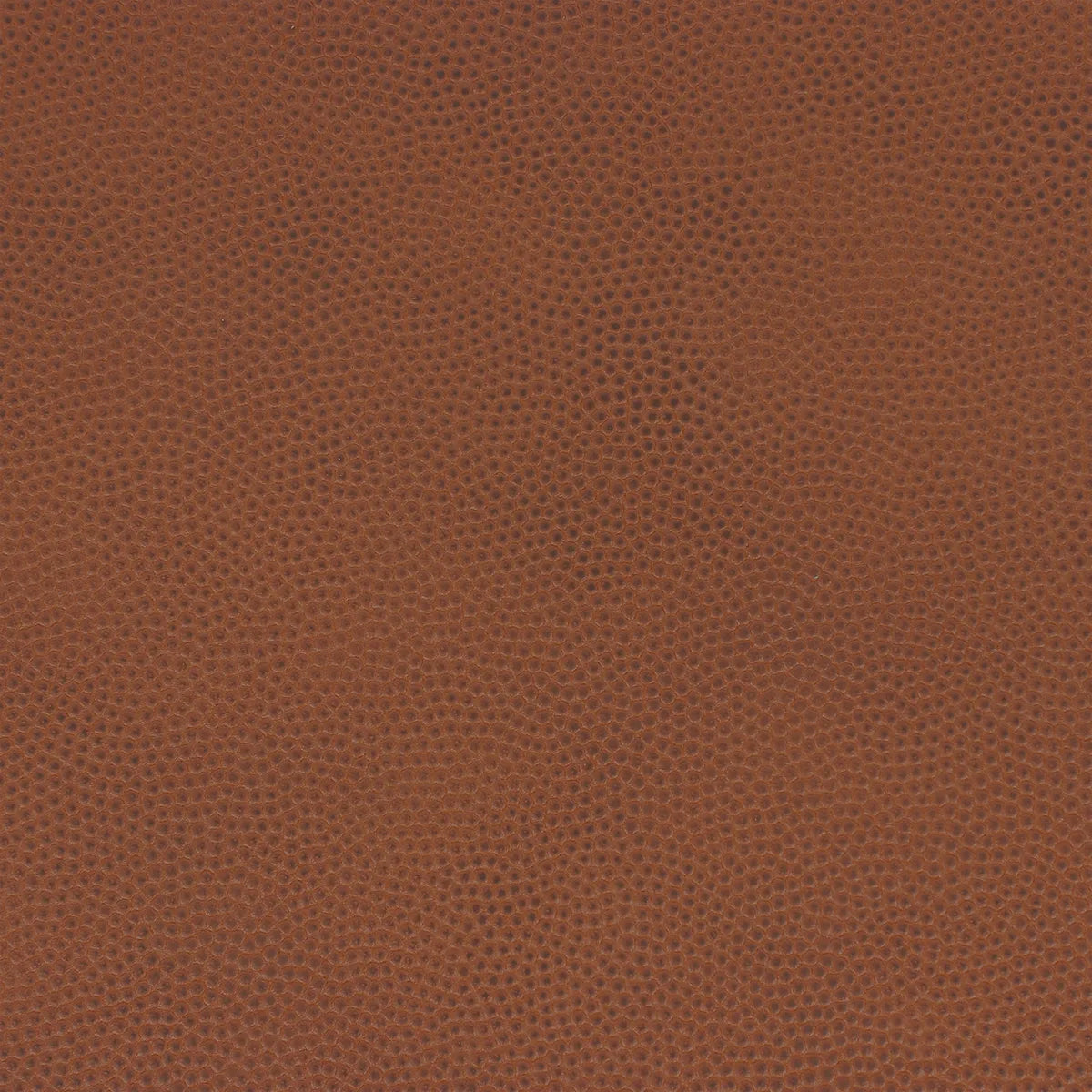 Morceau de cuir grainé effet grain de ballon de basket couleur marron brique. Pièce de cuir grainée pour fabrication de petite maroquinerie, accessoire...