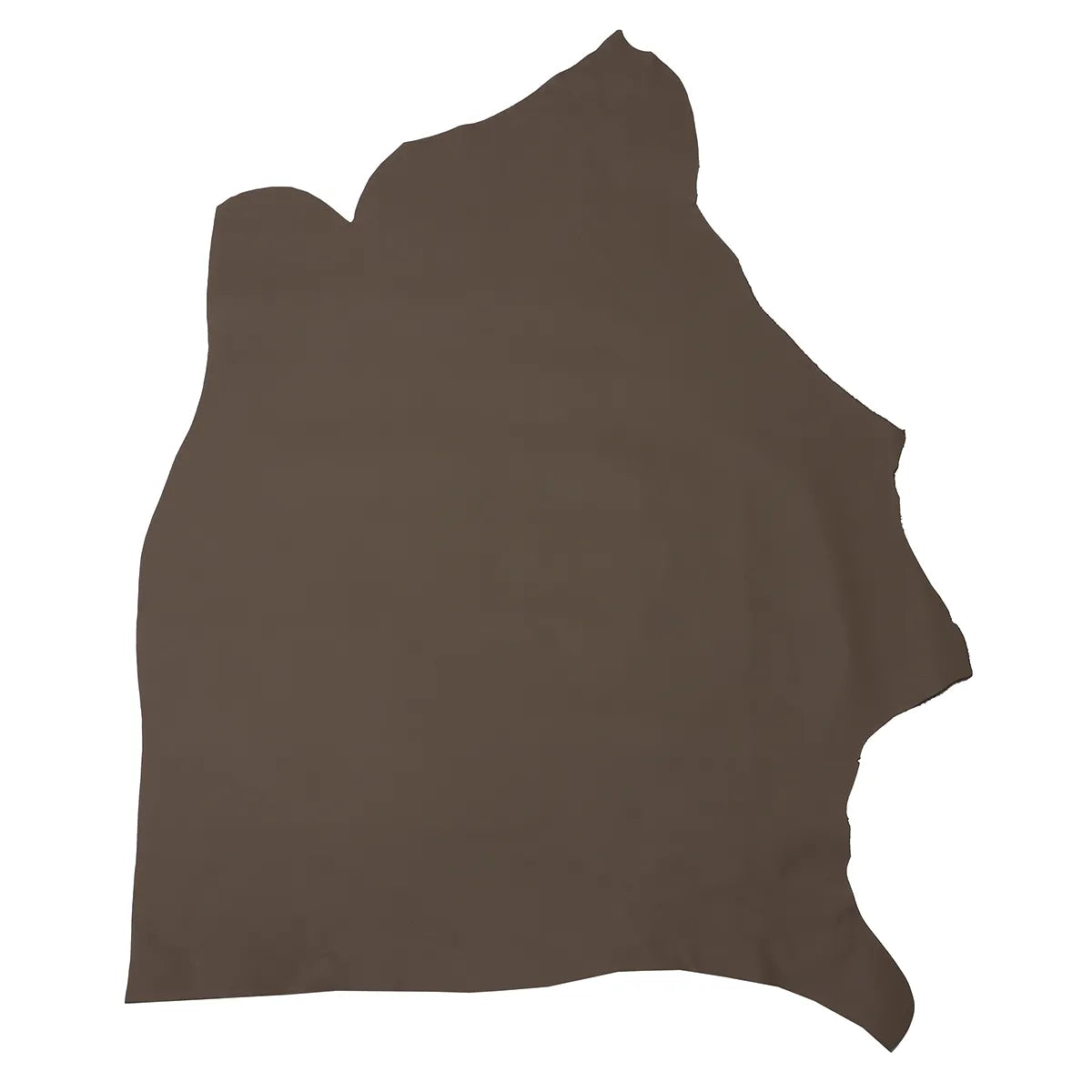 Peau entière de cuir de vachette grainée couleur brun taupe, cuir de qualité et souple idéal pour la création de sac, pochette, chaussure et accessoire