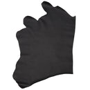 Peau entière de cuir de vachette grainé couleur noir mat
