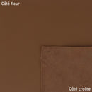 Cuir nappa marron noisette. Cuir lisse, fin et souple qui s'adapte parfaitement pour la fabrication de portefeuille, porte-monnaie, maroquinerie, accessoire...