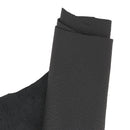 Peau de cuir de cerf noire Autres, texture lisse et naturelle, vue en gros plan pour usage en maroquinerie ou décoration.